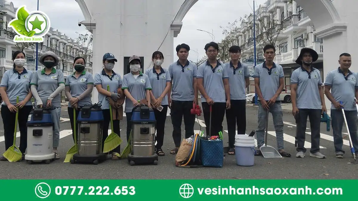 Quy trình vệ sinh công nghiệp Thủ Đức – Ánh Sao Xanh Đội thi công vệ sinh công nghiệp Thủ Đức của Ánh Sao Xanh