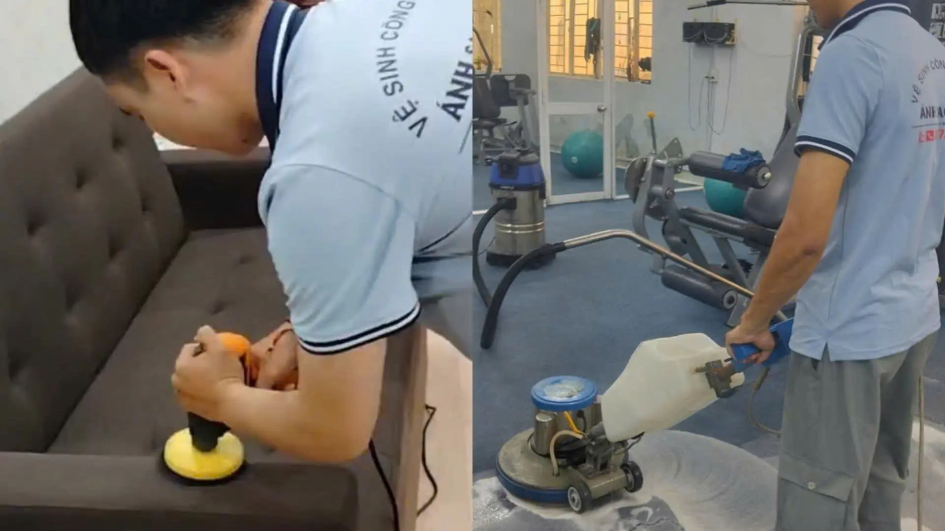 giặt thảm văn phòng và ghế sofa tphcm bằng máy giặt thảm công nghiệp