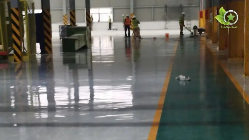 Công trình vệ sinh công nghiệp phường Tân Thuận thực tế