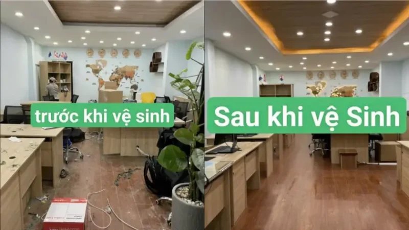 Vệ sinh công nghiệp Phường Vườn Lài chuyên vệ sinh mặt bằng kinh doanh, cửa hàng, văn phòng và công trình tại TPHCM.
