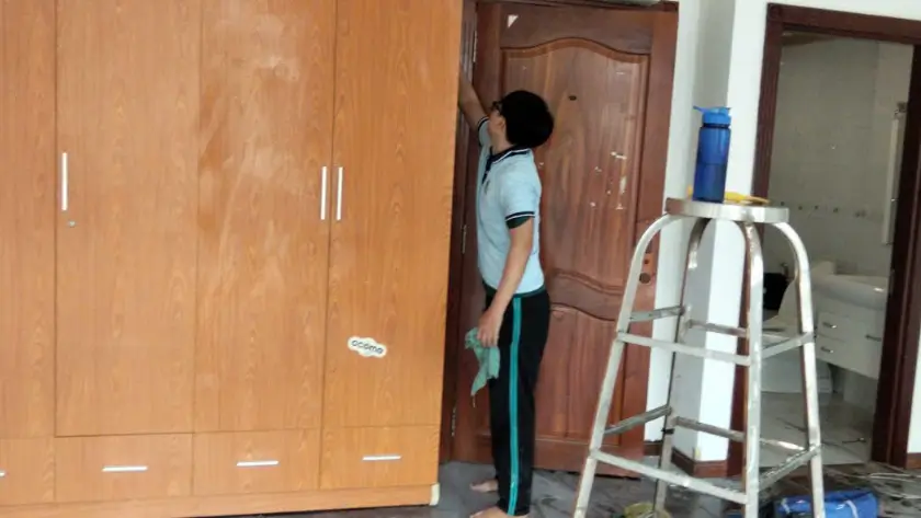 Vệ sinh lau nội thất nhà phố Phường An Hội Đông