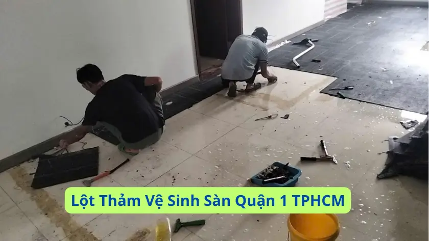 Quá trình lột thảm tại Quận 1 TPHCM