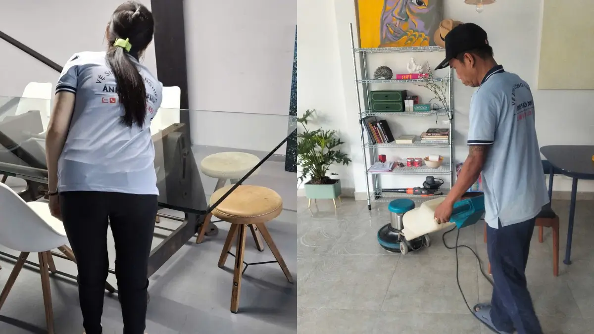 Dịch vụ vệ sinh văn phòng tại TPHCM do Ánh Sao Xanh thực hiện